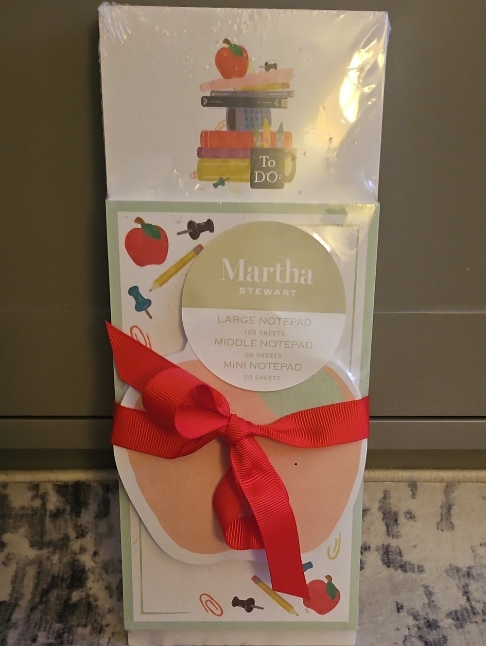 Martha Stewart Teachers Gift Notepads
